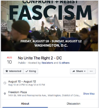 Illustration for article titled DC Organizers Say Anti-Racist Rally Facebook Took Down Is Real, Not Foreign
